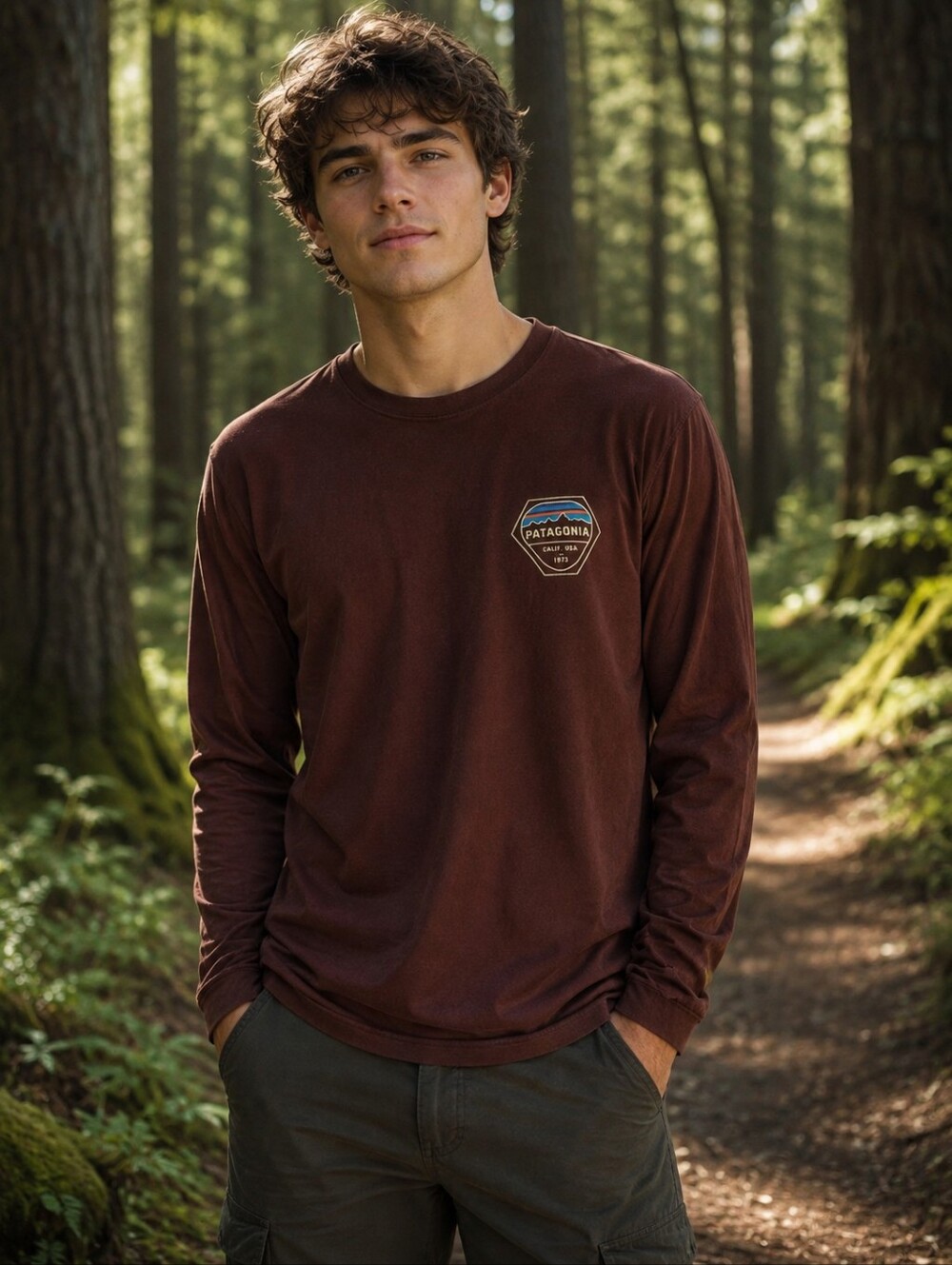 Patagonia Mens's Size Small Maroon Pullover Sweater